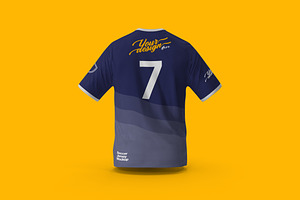 Men's Soccer Jerseys Mockup