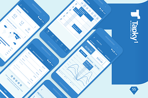 Tapky 1 Wireframe Kit