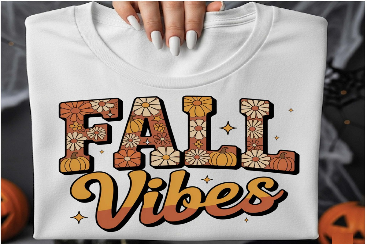 Fall Vibes PNG Autumn Quote, an Object Graphic by Digi_Design_World (Photo 2 of 4)