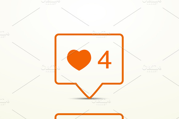 Instagram Notification Icons Set