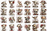 Whimsical Spring Animals Clipart, an Illustration by Craft Nest (Thumbnail 6 of 11)