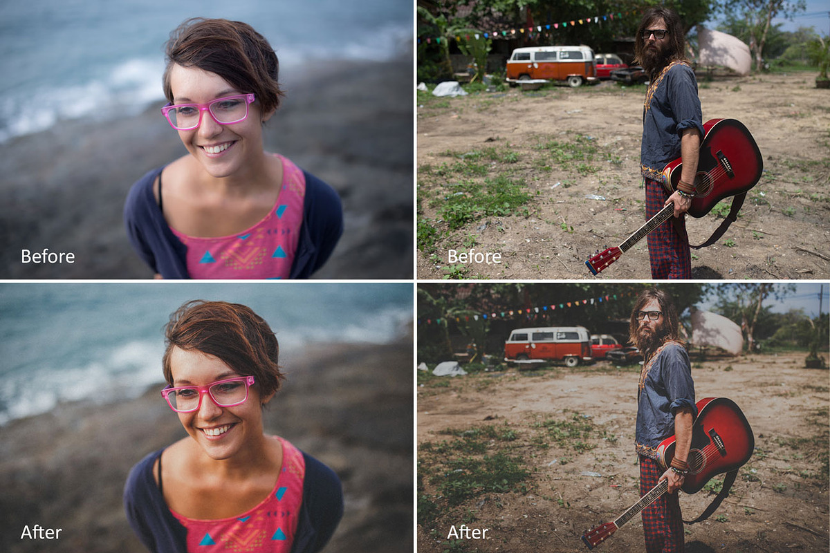 20 Portrait Lightroom & ACR Presets, a Preset Add-On by Fotomarket (Photo 3 of 6)