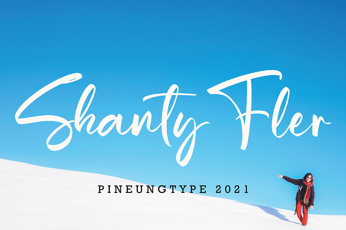 Qela Bosster, a Script Font by pineungtype (Photo 4 of 13)