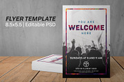 Welcome Worship Church Flyer, a Print Template by Sync Design Soultions (Thumbnail 1 of 3)