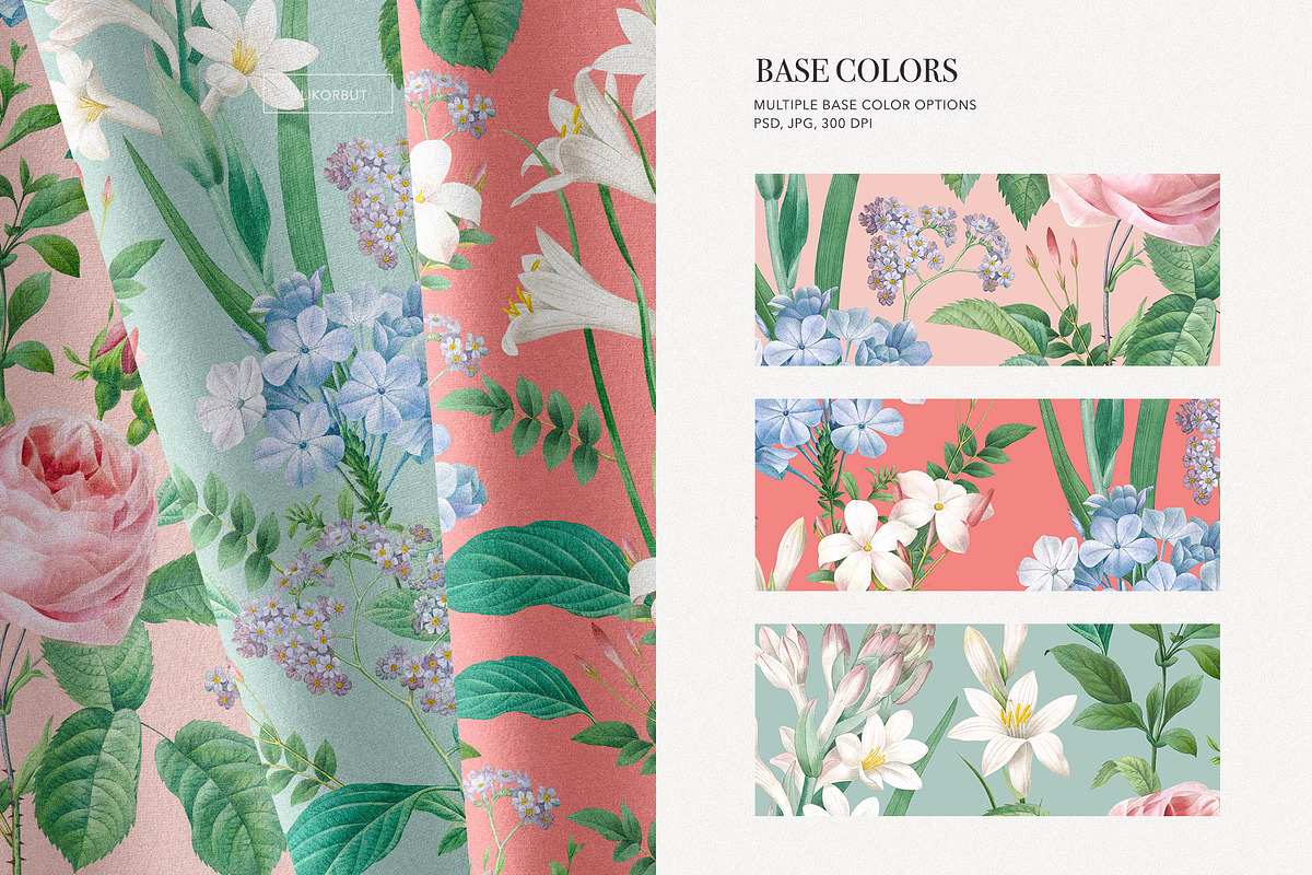 Botanical Nature English Pattern, a Pattern Graphic by likorbut (Photo 8 of 10)