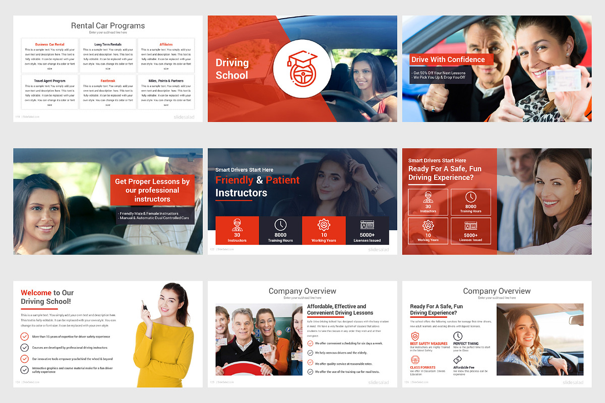 Top Automobile PowerPoint Templates, a Presentation Template by SlideSalad (Photo 19 of 33)