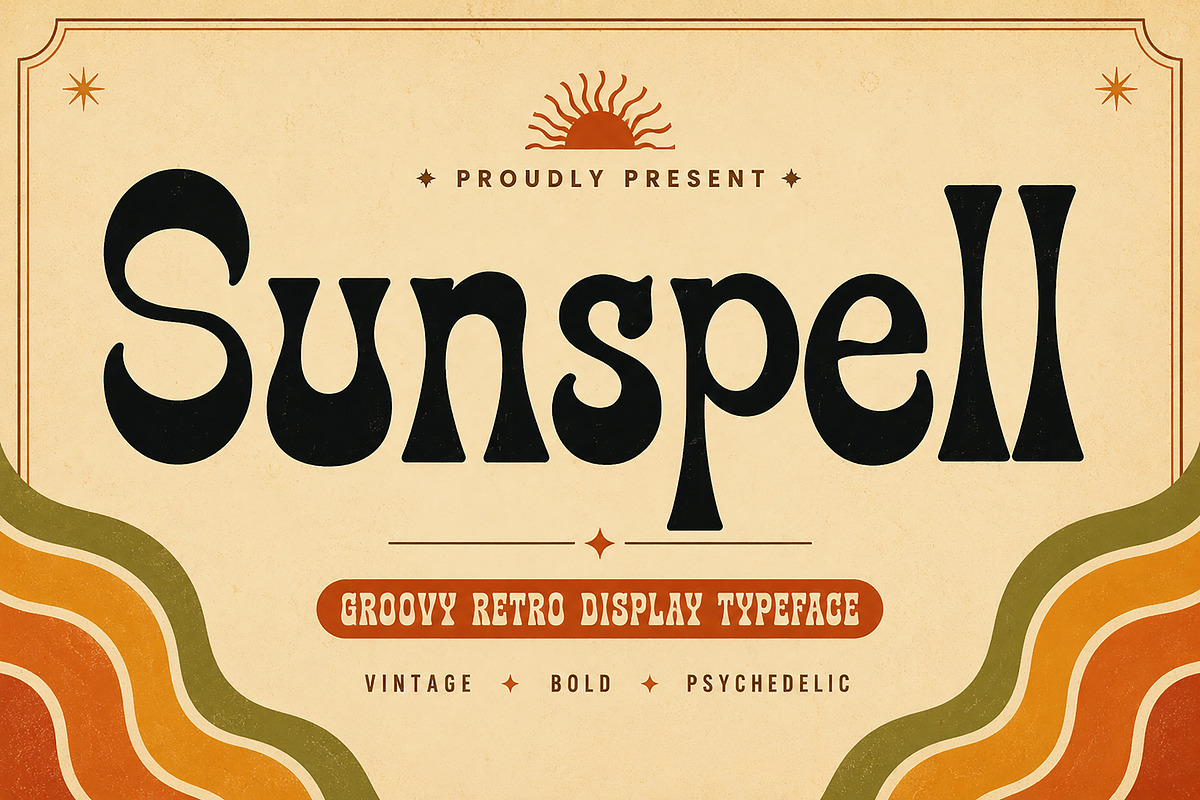 Sunspell, a Slab Serif Font by Wow Magic (Photo 3 of 7)