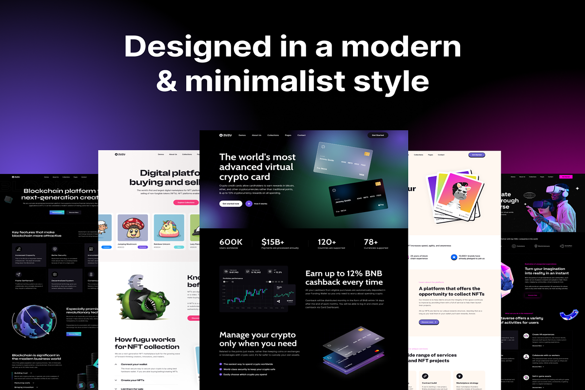 Zuzu - Landing Page Next Js Template, a React Template by Lumina_ui_ux202 (Photo 2 of 6)