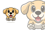 Cute labrador retriever dog jumping, an Animal Illustration by garistipis (Thumbnail 3 of 4)