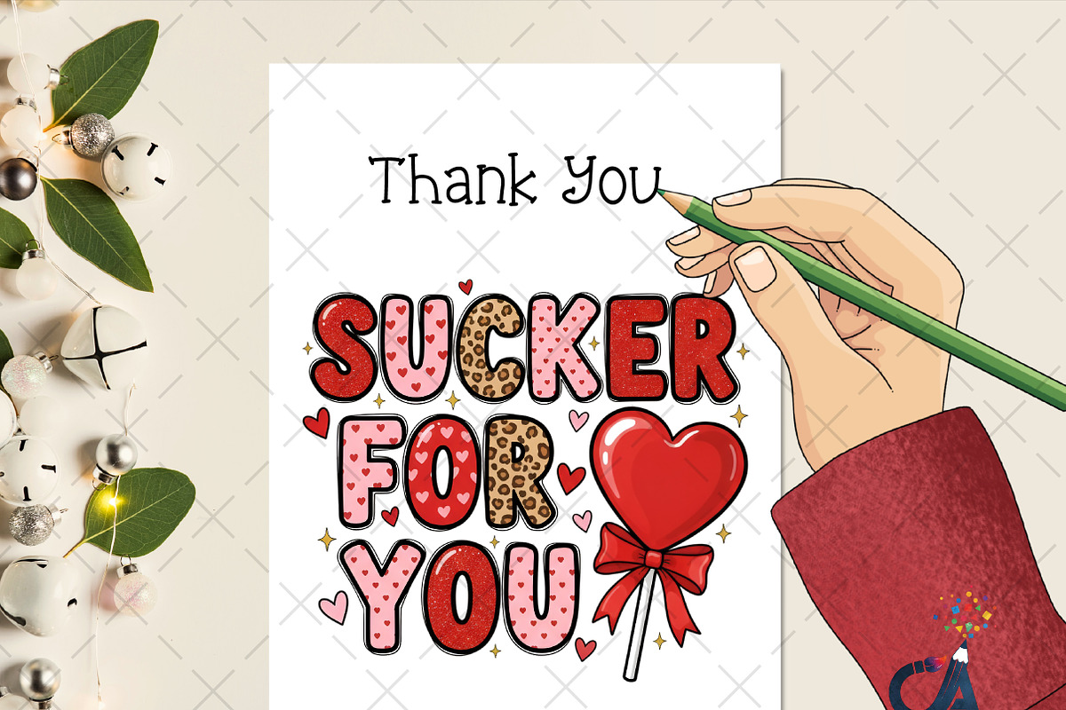 Sucker For You Valentine Png, an Illustration by Creative Art (Photo 2 of 6)