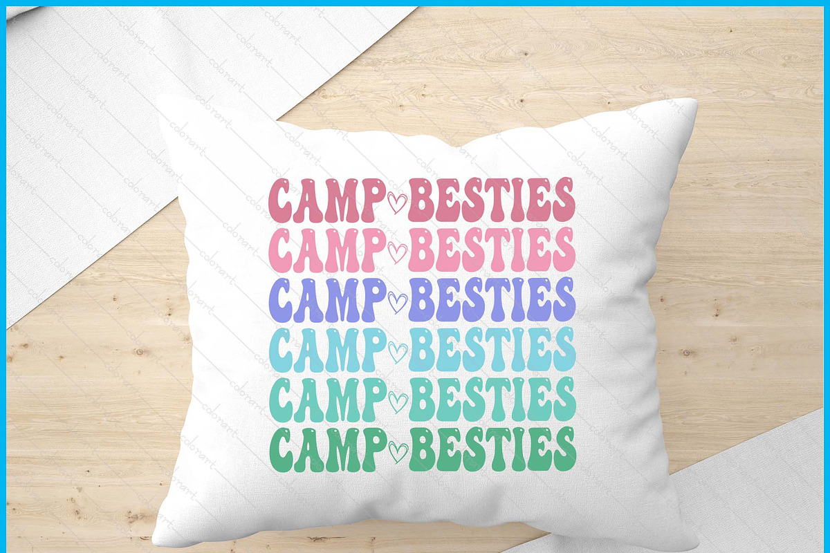 Camp Besties Groovy Crew SVG PNG, a Graphic by Creativeusart (Photo 4 of 4)