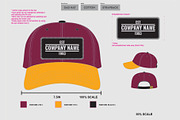 Hat Template - Dad Hat, a Hat Mockup by Template Haven (Thumbnail 6 of 10)