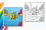 Cute Ocean Animal for Kids, an Animal Illustration by Design Station (Thumbnail 4 of 4)