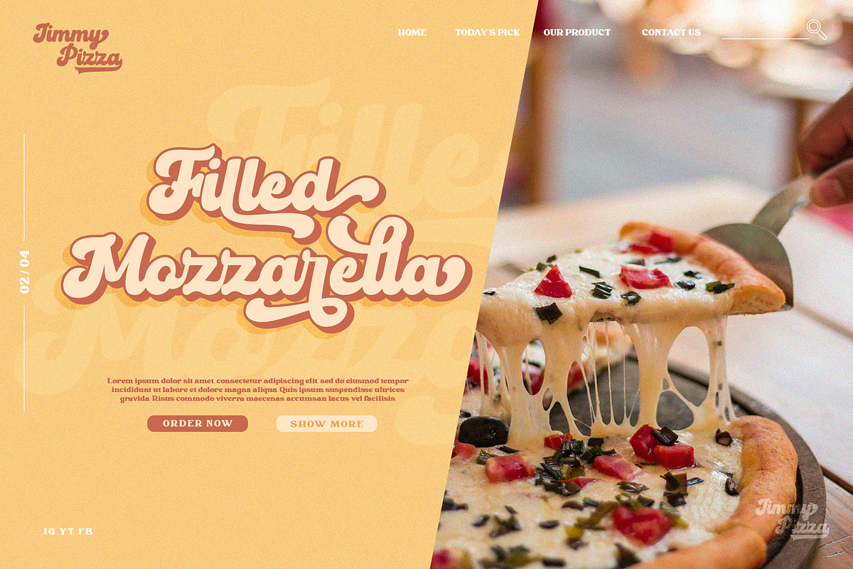 Vintage Round, a Script Font by Vintage Division (Photo 4 of 10)