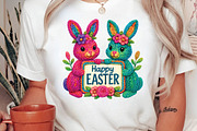 Happy Easter Png, Cute Easter Bunny, an Illustration by DreamPrint404 (Thumbnail 5 of 7)