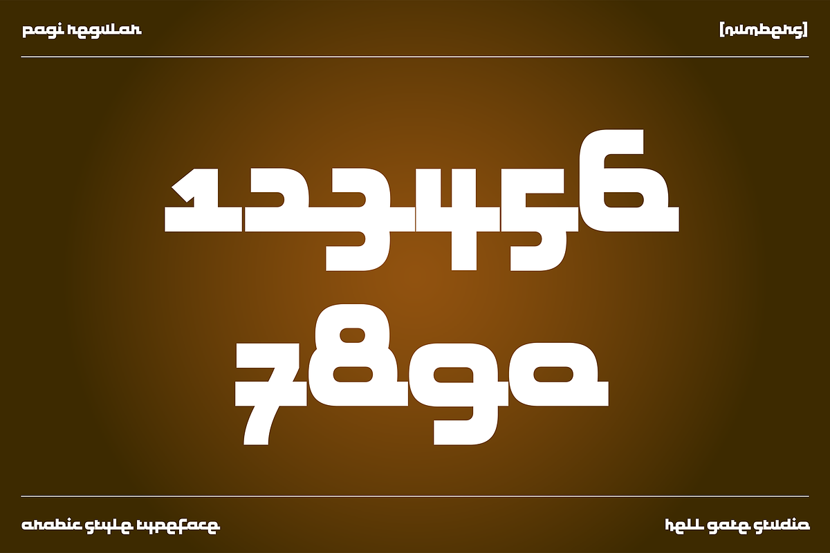 Rama Arabic Style Typeface, a Blackletter Font by GRVS Studio (Photo 3 of 6)