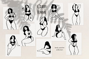 Curvy Body Positive Women Art, a Person Illustration by ArtPavo (Thumbnail 5 of 7)