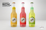 Clear Bottle with Crown Cork Mockup, a Cups & Container Mockup by INCDesign (Thumbnail 6 of 9)