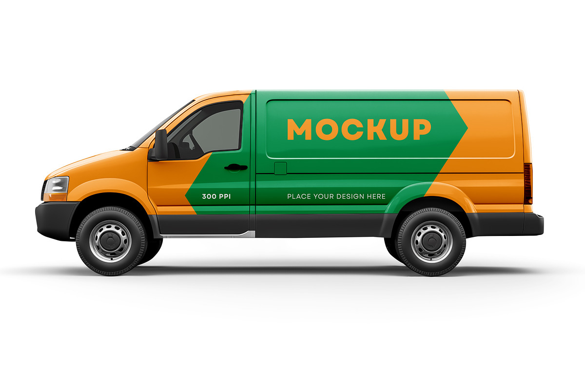 Car, Truck, Van, Pickup Mockup, an Advertising Mockup by dpi (Photo 6 of 11)
