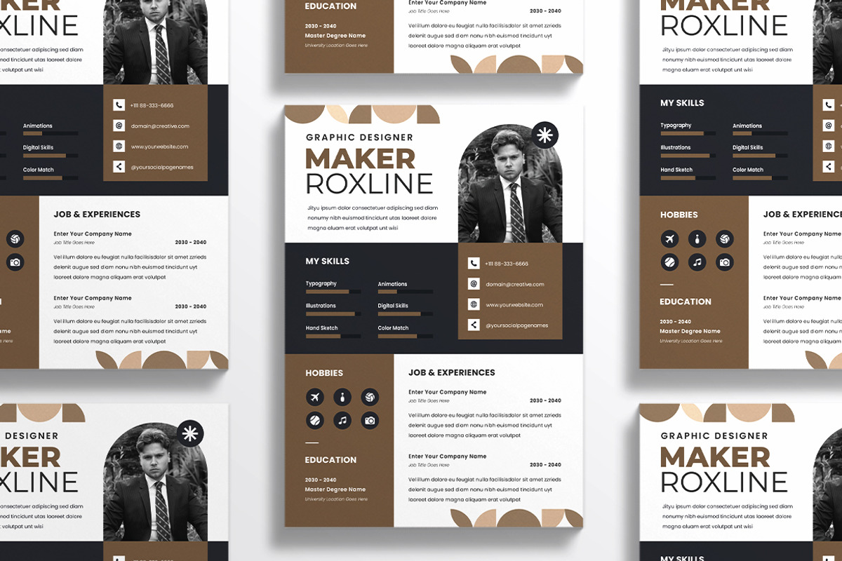 Creative Resume CV, a Resume Template by dokudokunomi (Photo 2 of 4)