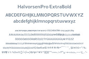 HalvorsenPro ExtraBold, a Font by Australian Type Foundry (Thumbnail 2 of 2)