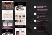 Luxury Canva Sales page website, a Landing Page Template by My Template Studio (Thumbnail 2 of 14)