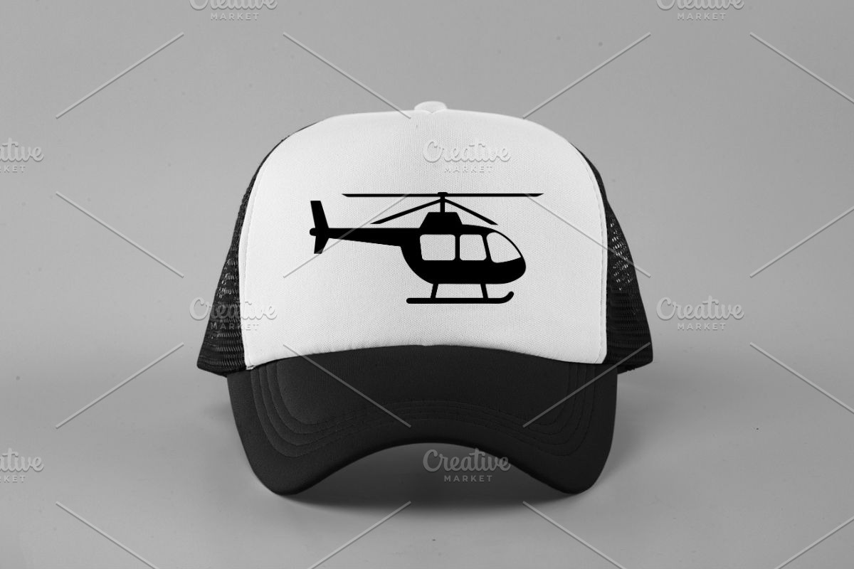 Helicopter Silhouette SVG, a Transportation Illustration by newminddesign (Photo 3 of 10)