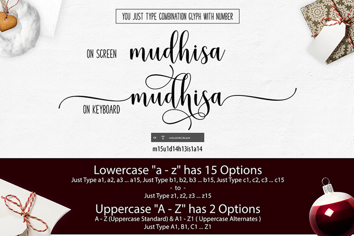 New Mudhisa Script, a Script Font by Barland Design (Photo 7 of 9)