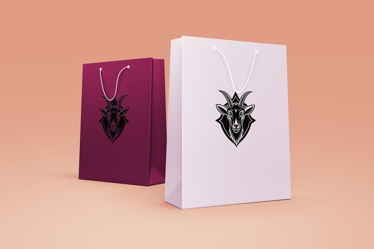 Shopping Bag Branding Mockup, an Advertising Mockup by Aban's World
