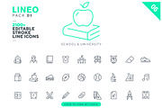 LINEO 1 - 2100+ icons, an Outline Icon by sharpnose (Thumbnail 11 of 14)