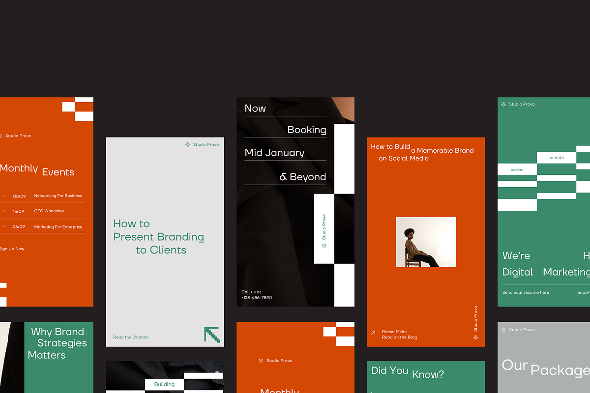 Minimalist Social Media Kit Business, a Social Media Template by Studio Provo (Photo 4 of 7)