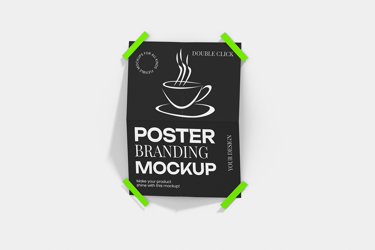 Poster Mockup, an Advertising Mockup by Unerispace (Photo 2 of 4)
