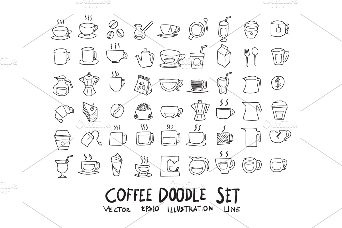 871 Hand Draw doodle icons set, an Outline Icon by TKDoodle (Photo 8 of 19)