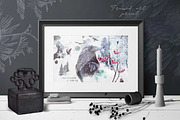 Winter fall bundle. all in 1, an Animal Illustration by Alisa Mikibith Art (Thumbnail 25 of 30)