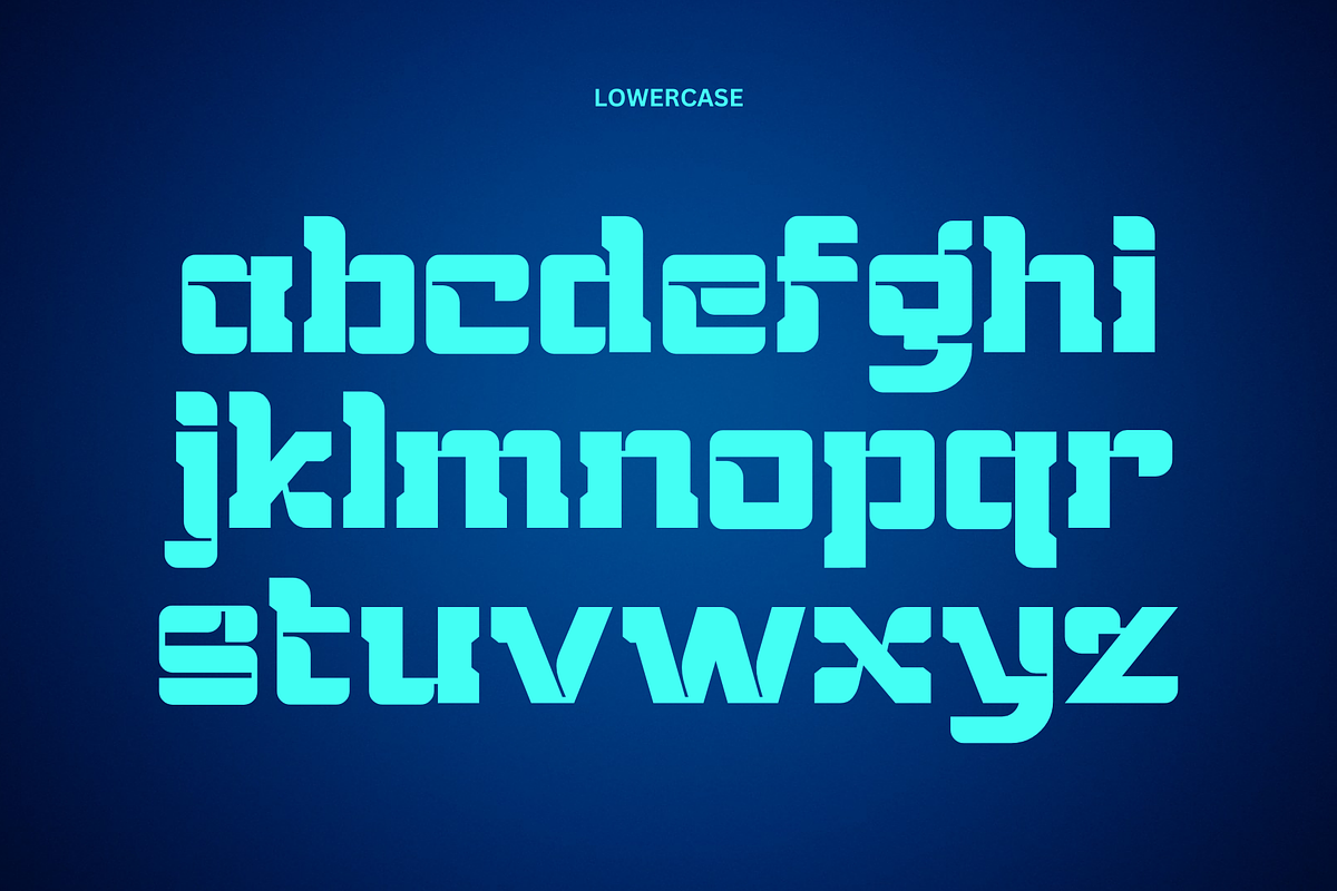 Hightech Font, a Sans Serif Font by Sronstudio (Photo 12 of 15)
