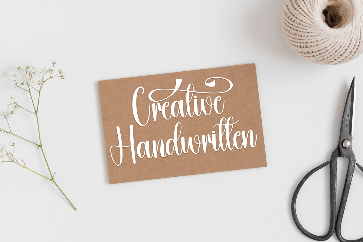 Sometimes | Script Font, a Handwritten Font by Scratchones (Photo 3 of 9)
