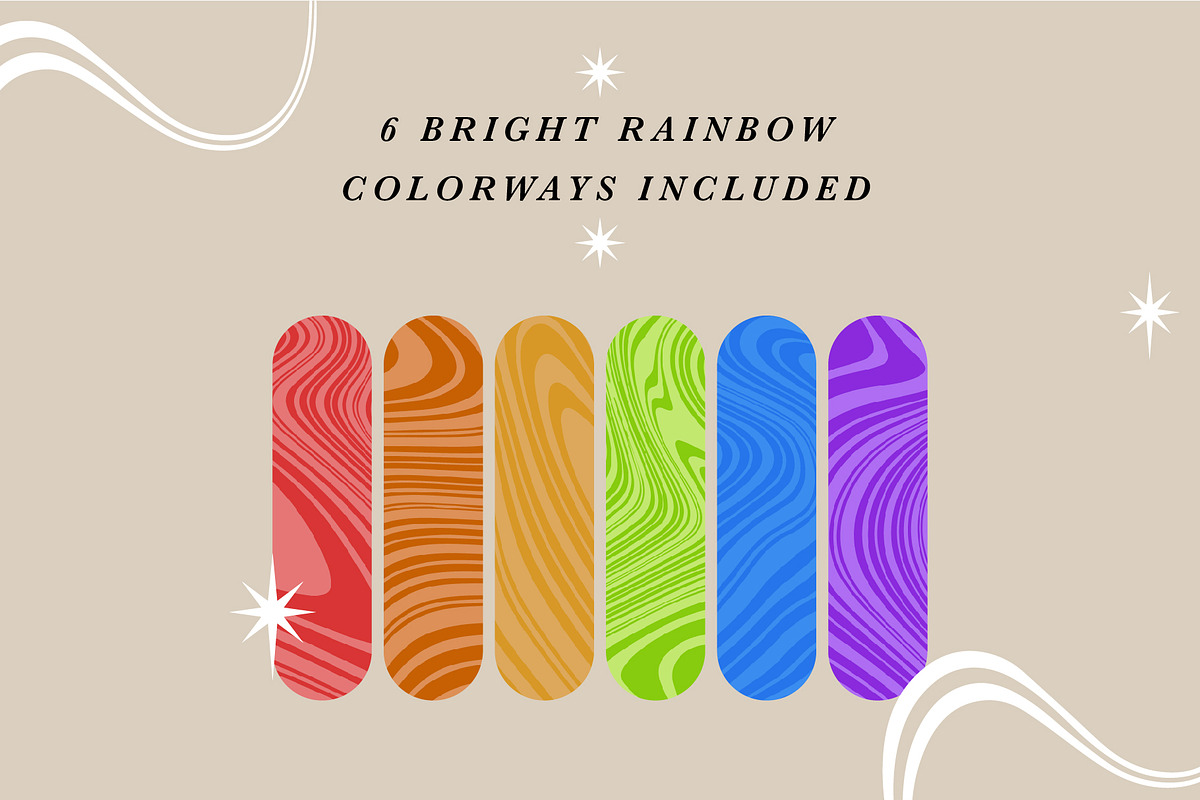 Psychedelic Swirls, a Pattern Graphic by Like Magic Studio (Photo 8 of 8)