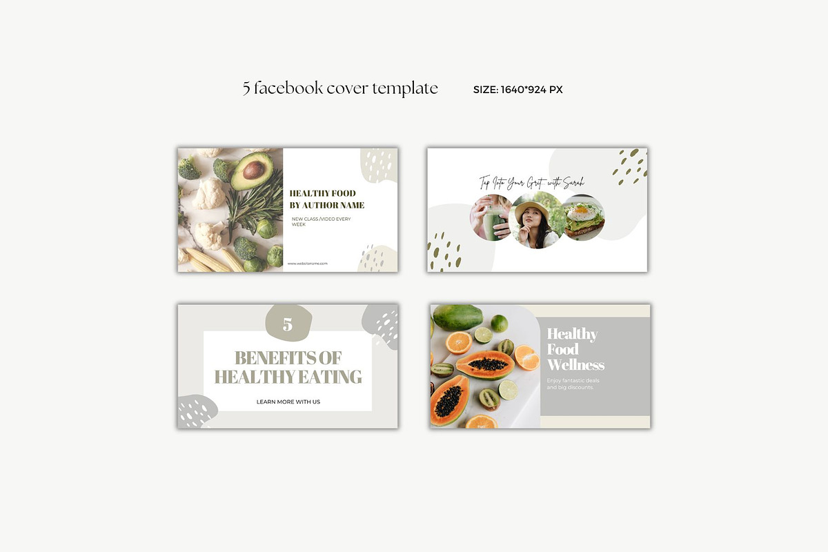 Wellness Food Social Media Template, a Social Media Template by Deepa Template Studio (Photo 13 of 14)