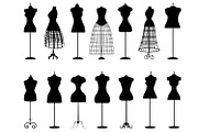 Dress Forms and Dresses, an Object Illustration by Kseniya-Omega (Thumbnail 3 of 6)