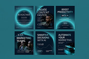 AI Assistant Instagram Template, a Social Media Template by graphicook (Thumbnail 2 of 3)
