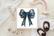 Halloween Coquette Bow Clipart, an Illustration by CraftArtStudio (Thumbnail 6 of 6)