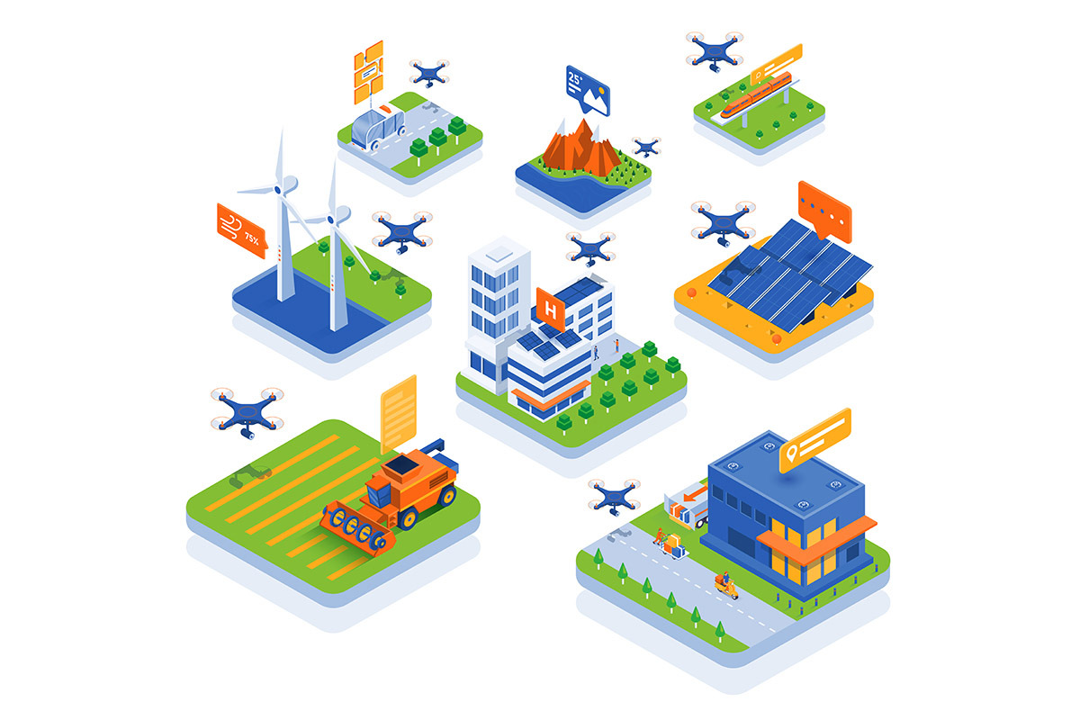 Flat design isometric illustrations, an Education Illustration by Creative Graphics (Photo 6 of 15)