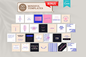 Meditation Canva Templates