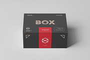 Carton Box Mock-up 135x105x60, a Product Mockup by Yogurt86 (Thumbnail 2 of 10)