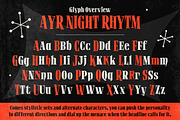 Night Rhytm, a Serif Font by Aiyari (Thumbnail 2 of 11)