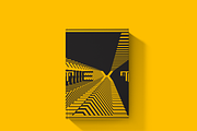 Yellow Geometric Cover Design Bundle, a Poster Template by NJ Himel (Thumbnail 35 of 40)
