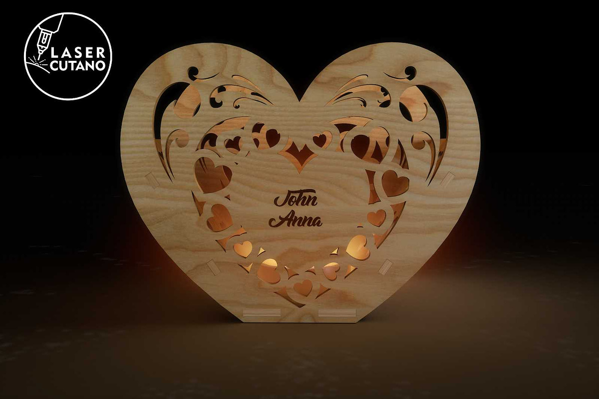 Candlestick 3D Model Decorative Temp, a Design Template by LaserCutano (Photo 2 of 7)