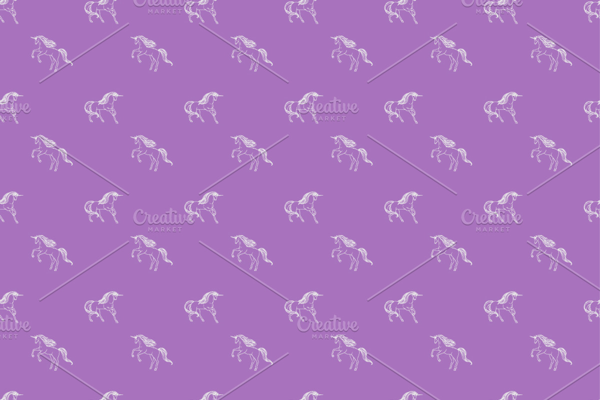 Four unicorn patterns preview 4