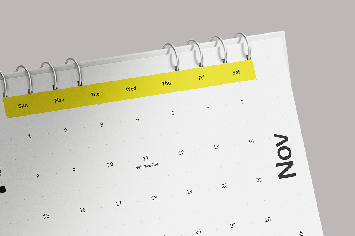 2026 Desk Calendar - Greedot preview 4