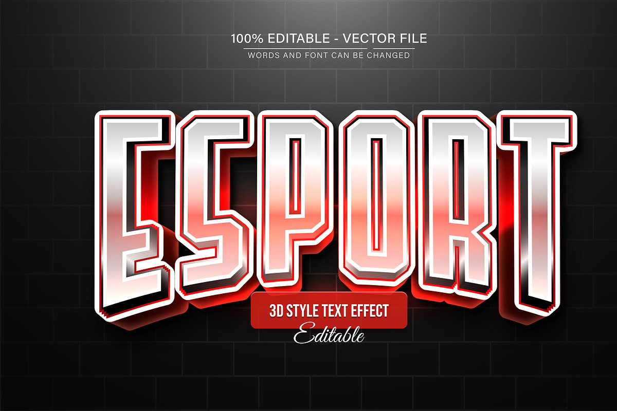 3D Text Effects Collection Vol 37, a Graphic by Aglonemadesign (Photo 4 of 9)